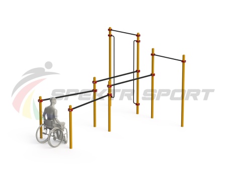 Купить Спортивный комплекс для инвалидов-колясочников WRK-D19_76mm в Ветлуге 