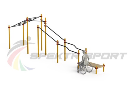 Купить Спортивный комплекс для инвалидов-колясочников WRK-D22_76mm в Ветлуге 